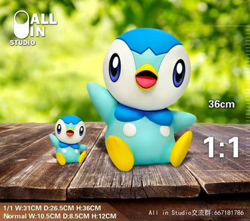 Pokemon ALL IN Studio Piplup Resin Statue [PRE-ORDER]