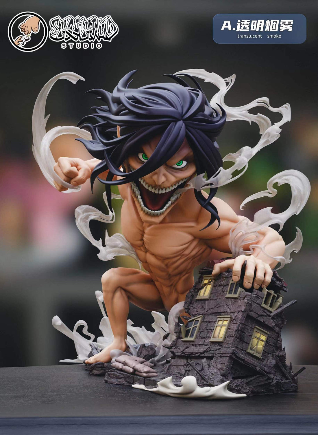 Attack on Titan Showhand Studio Eren Titan Resin Statue