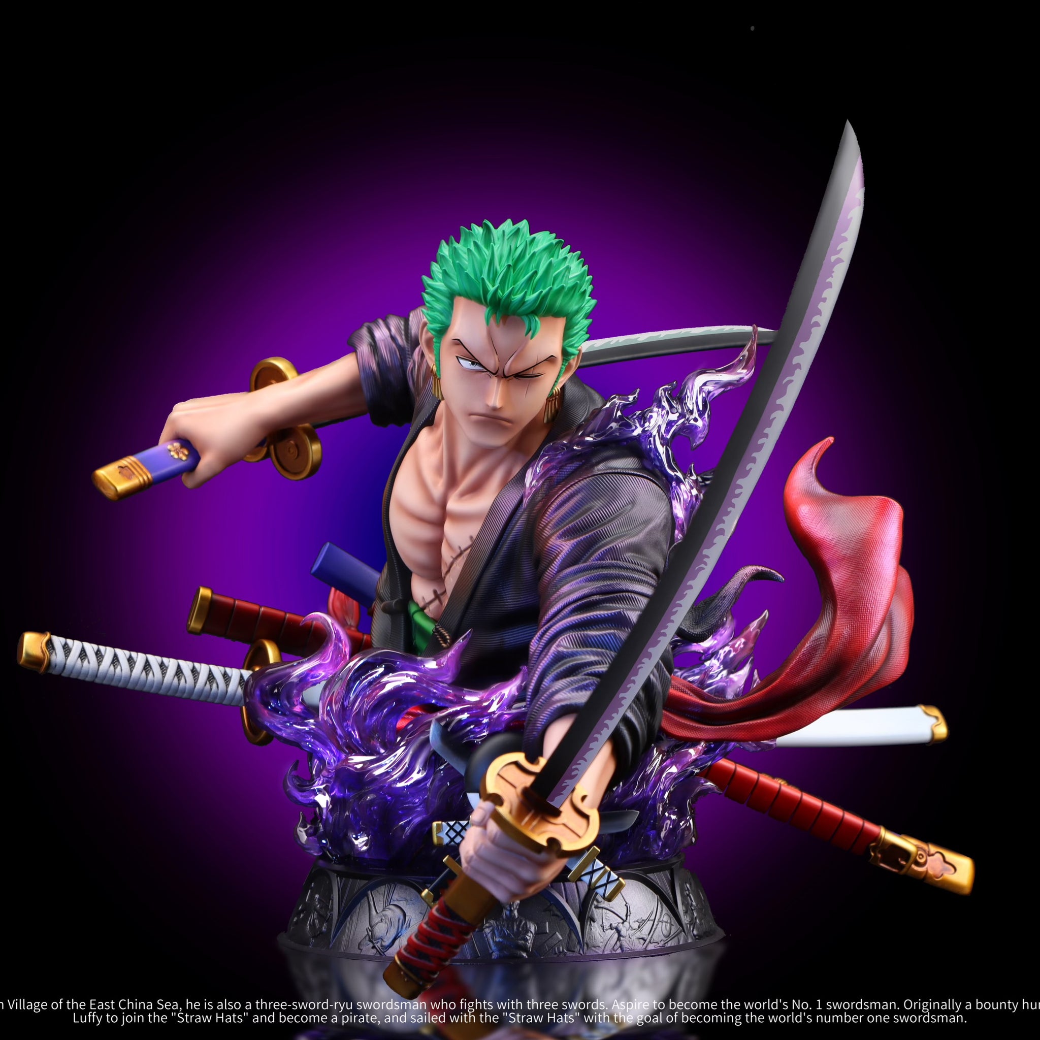 One Piece UNO Studio Roronoa Zoro Bust Resin Statue [PRE-ORDER]