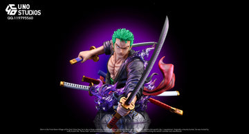 One Piece UNO Studio Roronoa Zoro Bust Resin Statue [PRE-ORDER]