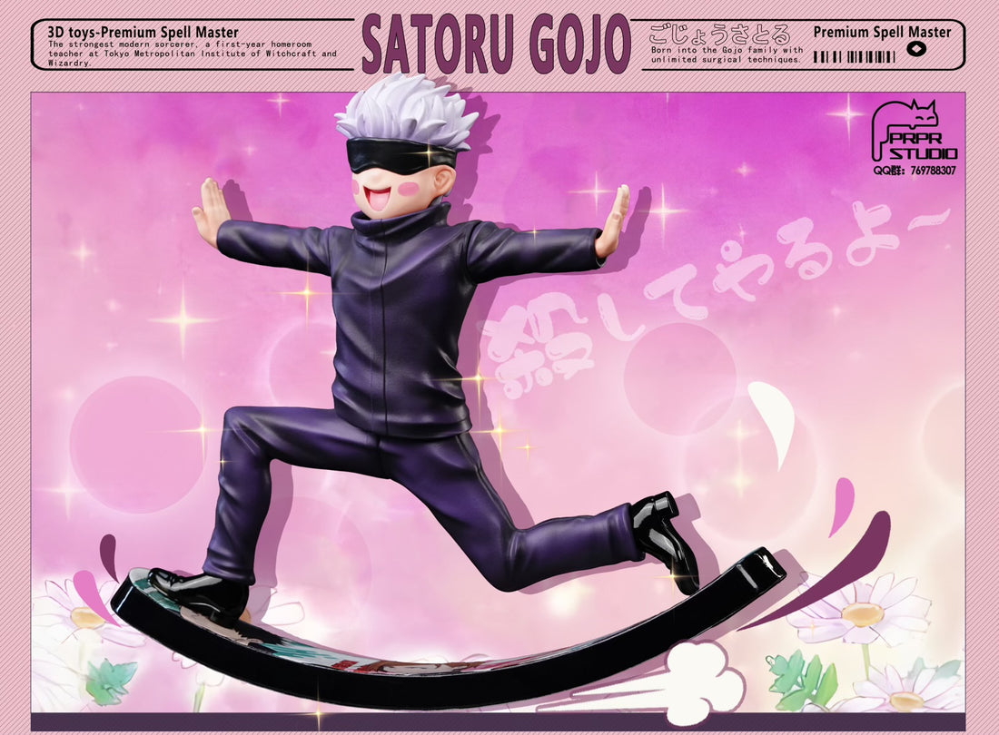 Jujutsu Kaisen PRPR Studio Funny Satoru Gojo Resin Statue