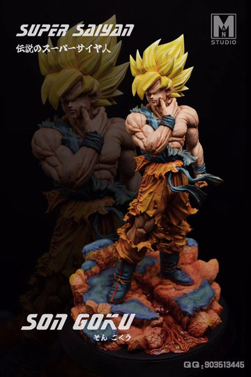 Dragon Ball Man Studio SSJ Goku Resin Statue [PRE-ORDER]