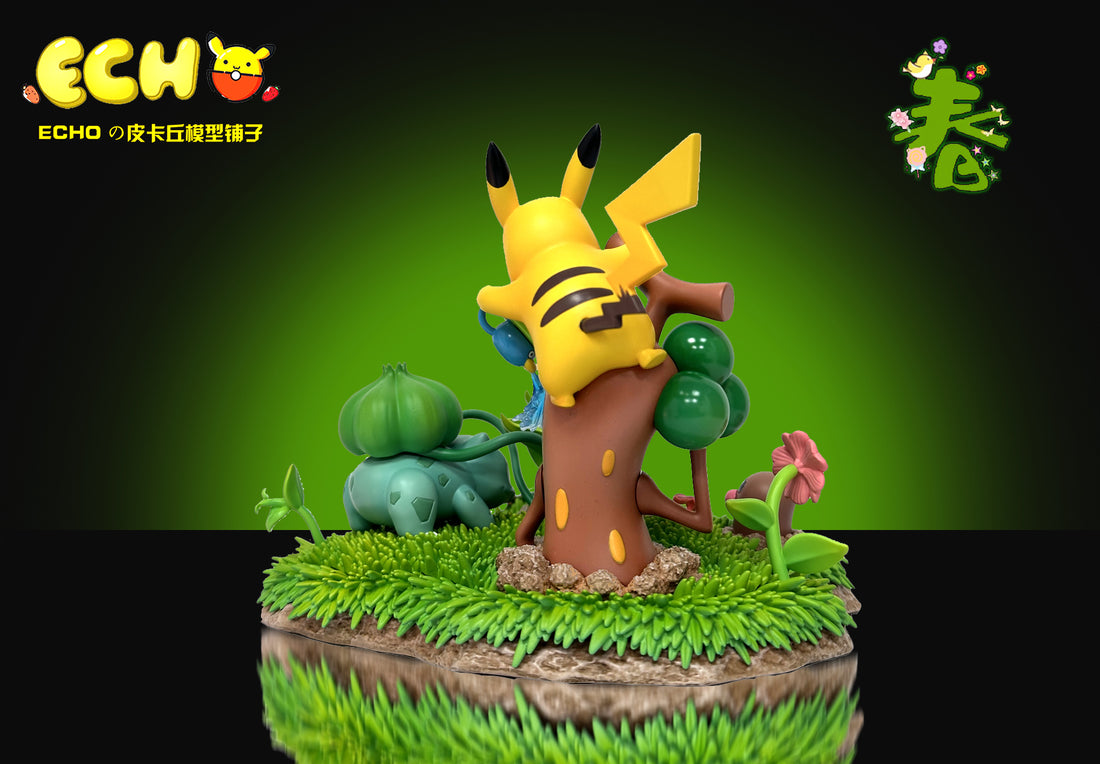 Pokemon Echo Studio Spring Scene of Four Seasons Resin Statue