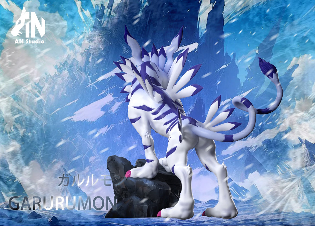 Digimon AN Studio Garurumon Resin Statue [CHINA STOCK]