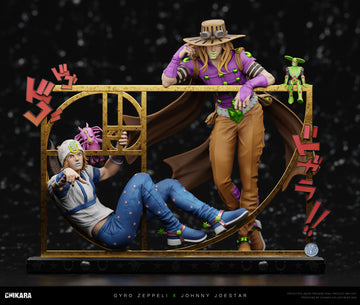 JoJos Bizarre Chikara Studio Gyro Zeppeli x Johnny Joestar Resin Statue [PRE-ORDER]