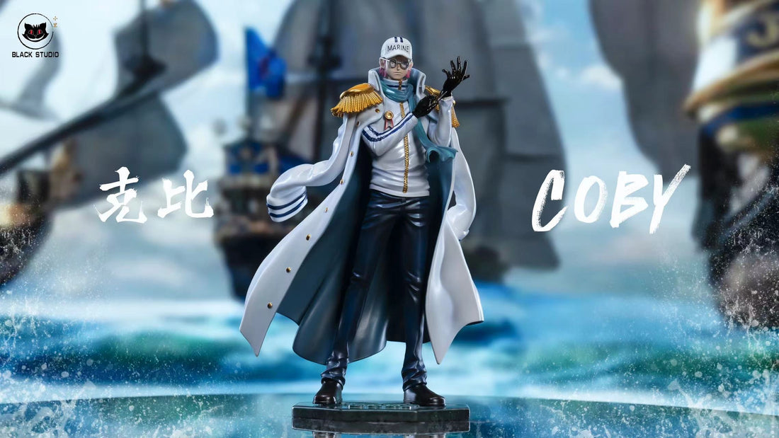 One Piece Black Studio Koby V2 Navy Series Resin Statue