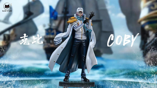 One Piece Black Studio Koby V2 Navy Series Resin Statue [PRE-ORDER]