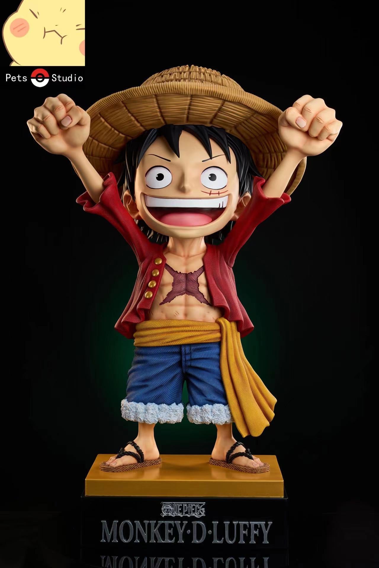 One Piece Pets Studio Luffy Gear 3 Side Effect Shrinks Lifesize Resin