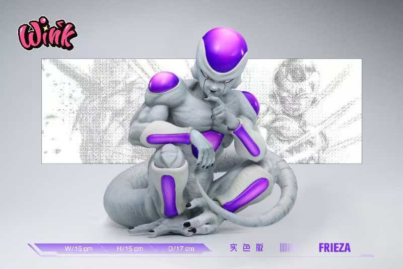 Dragon Ball Wink Studio Sitting Frieza 4th Form Resin Statue