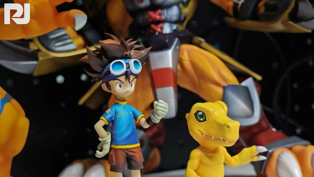 Digimon Jin Hua Studio Tai Kamiya x Agumon Resin Statue