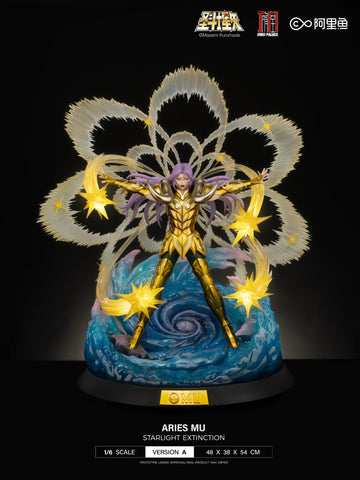 Saint Seiya Jimei Palace Aries Mu Licensed Resin Statue [PRE-ORDER]