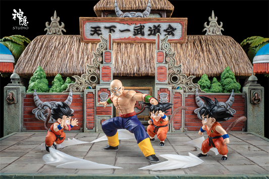 Dragon Ball ShenYin Studio Tenkaichi Budokai Goku VS Ten Shin Han Resin Statue [PRE-ORDER]