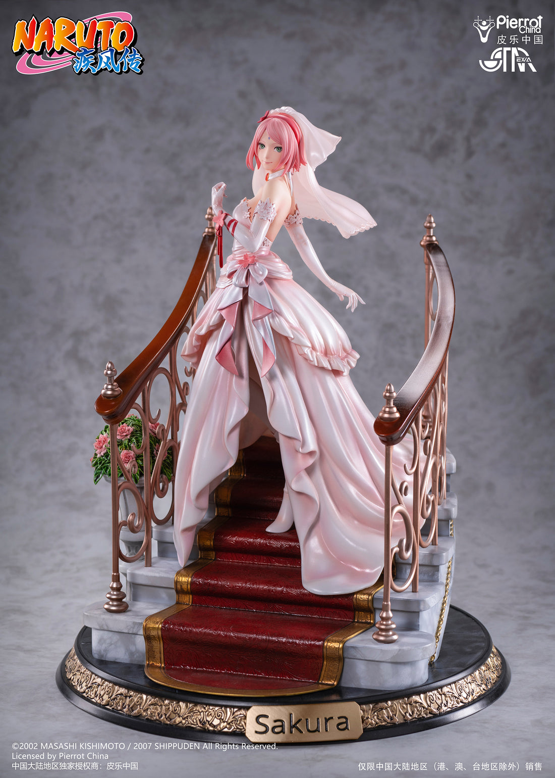 Naruto STAREXVA Studio Sakura Haruno Wedding Formal Dress Licensed Resin Statue