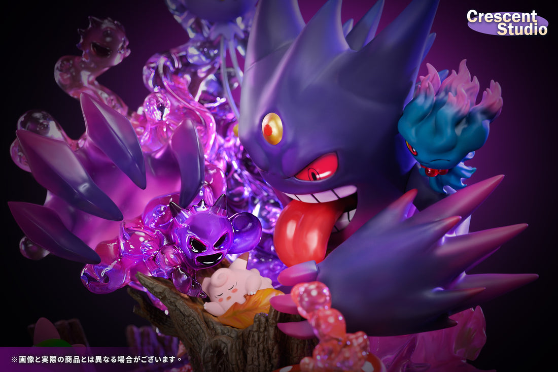 Pokemon Crescent Studio Mega Gengar Resin Statue