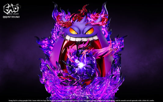 Pokemon EMO Studio Gengar Family Resin Statue [PRE-ORDER]