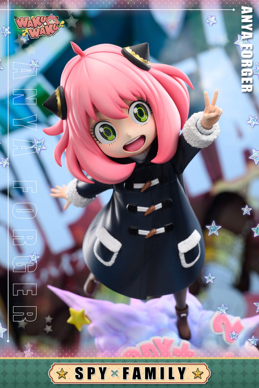 Spy × Family WakuWaku Studio Peace Sign Anya Resin Statue - Preorder