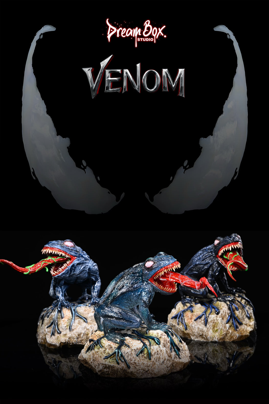 Marvel Dream Box Studio Frog Venom Resin Statue