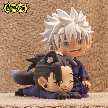 Jujutsu Kaisen Miao Wu Studio Chibi Satoru Gojo x Suguru Geto Kimono Resin Statue [PRE-ORDER]