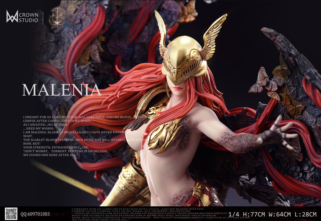 Elden Ring Crown Studio Malenia Resin Statue - Preorder