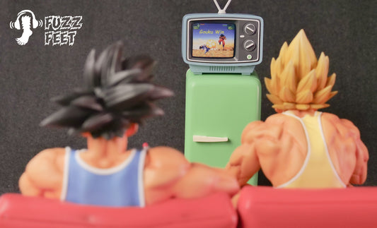 Dragon Ball FuzzFeet Studio Goku x Vegeta Gaming Resin Statue - China Stock