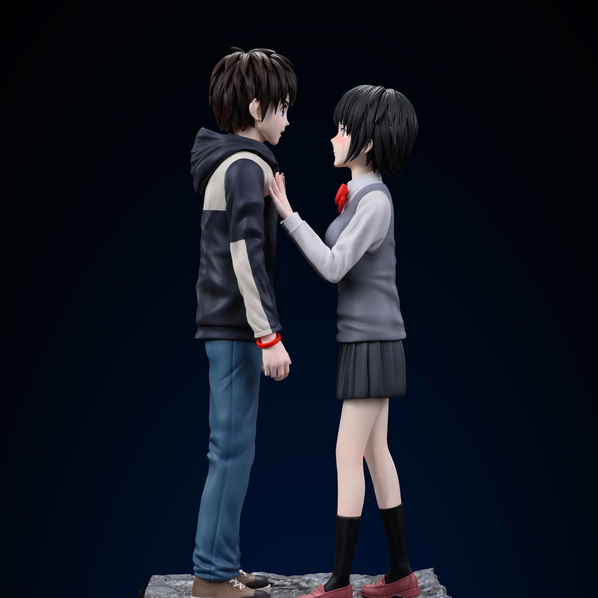 Your Name Chu Shi Studio Mitsuha Miyamizu x Taki Tachibana Resin Statue [PRE-ORDER]