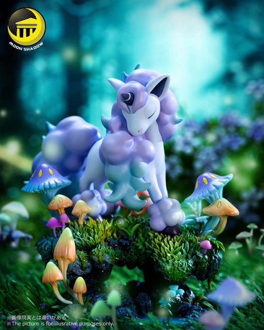 Pokemon Moon Shadow Studio Ponyta Galar Resin Statue - Preorder