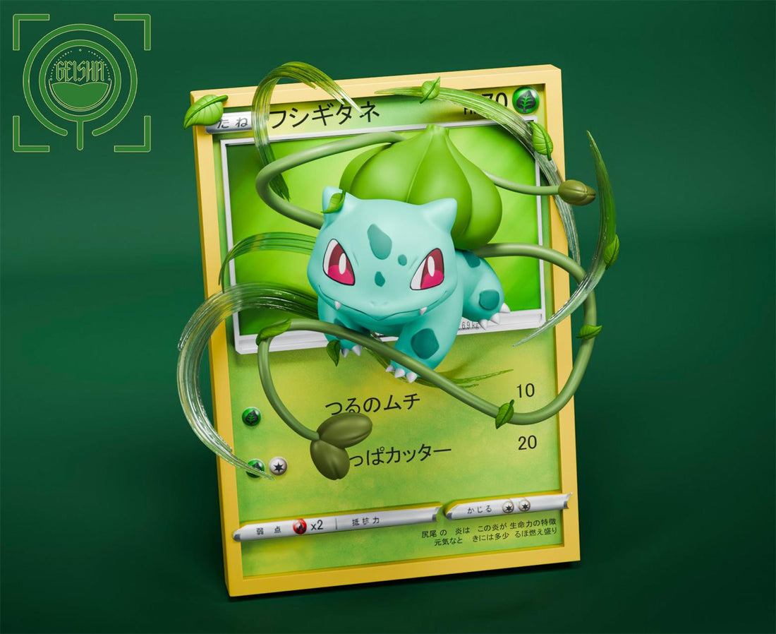 Pokemon Geisha Studio Bulbasaur x Charmander x Squirtle Trio Starter Resin Statue