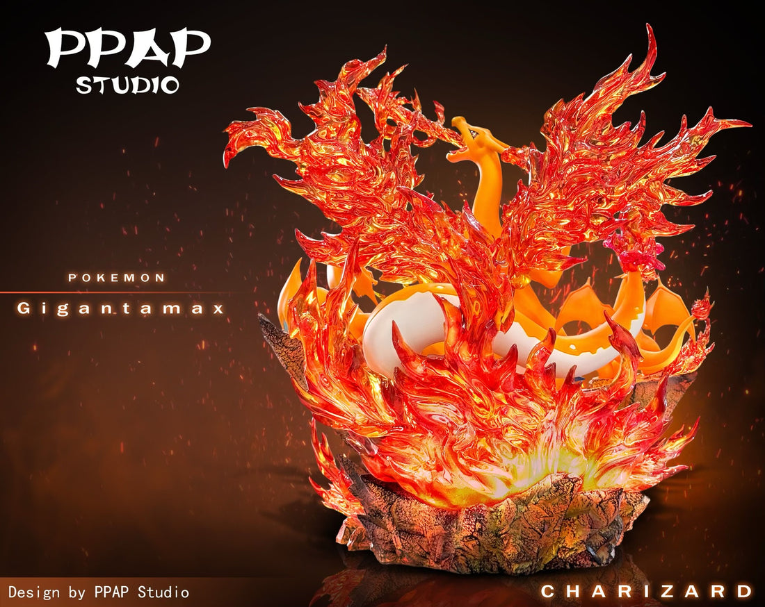 Pokemon PPAP Studio Charizard Family Resin Statue