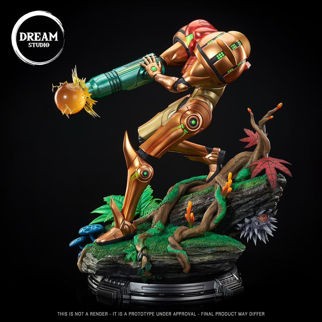 Metroid Dream Studio Samus Resin Statue