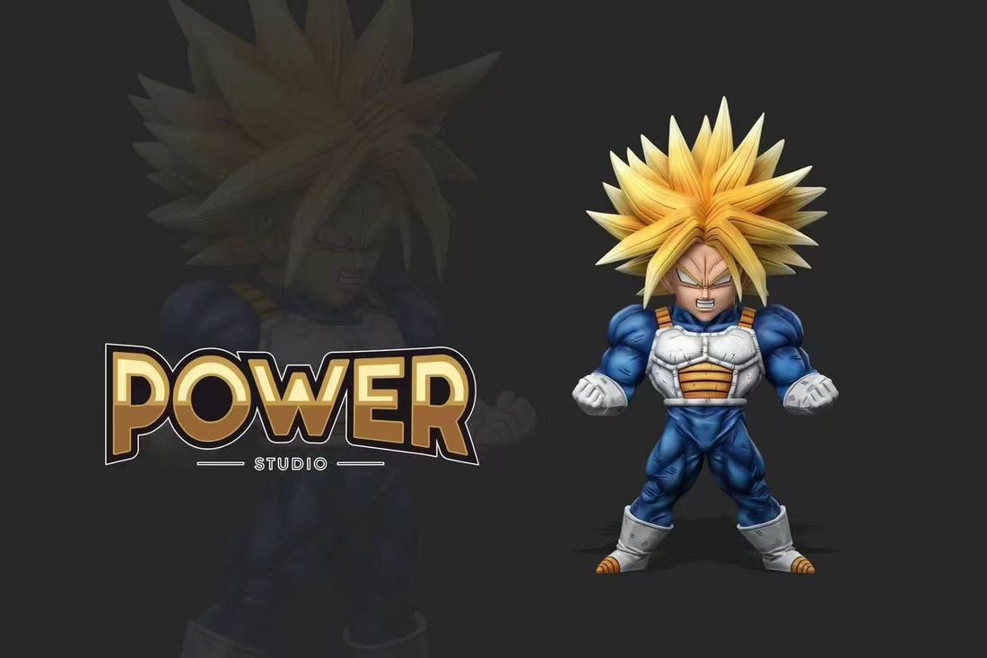 Dragon Ball Power Studio Super Trunks Muscle Resin Statue