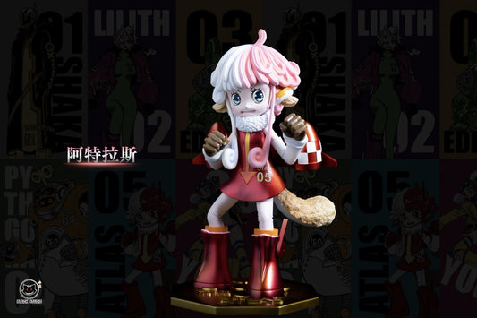 One Piece Black Studio Vegapunk Members Lilith x Atlas x Pythagoras x Edison Resin Statue - Preorder