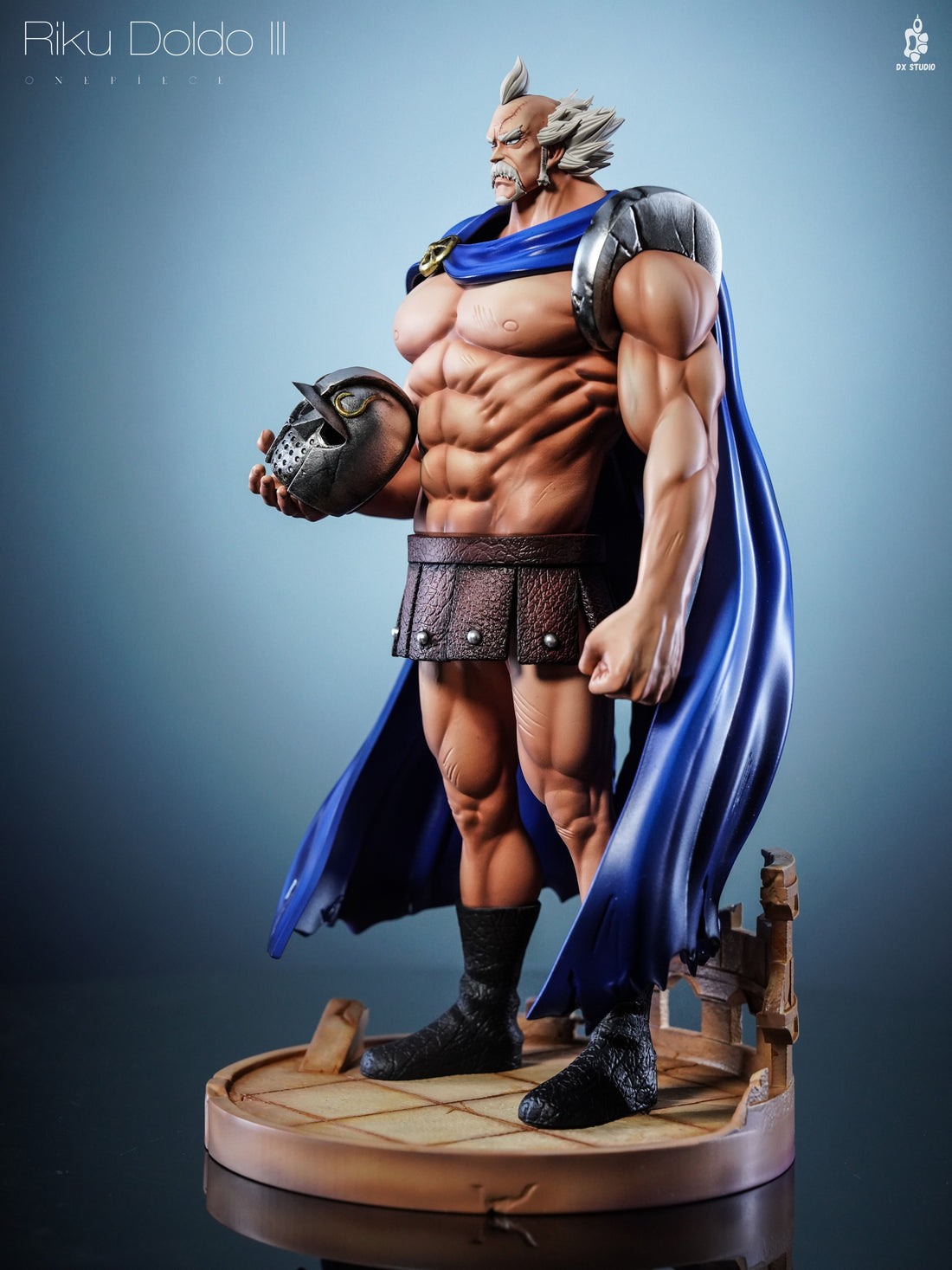 One Piece DX Studio Dressrosa Arc Riku Doldo III Resin Statue