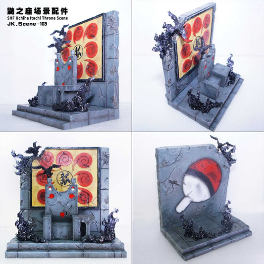 Naruto JacksDo Studio Scene Accessories Throne Uchiha Itachi Resin Statue [PRE-ORDER]