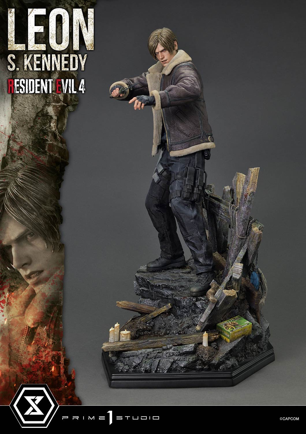 Resident Evil 4 Prime 1 Studio Ultimate Premium Masterline Leon S Kennedy Licensed Resin Statue