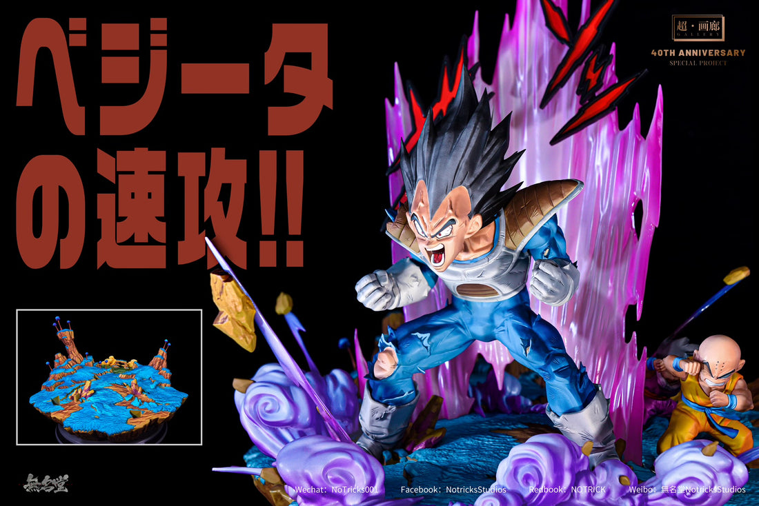 Dragon Ball NoTricks Studio Vegeta Furious Resin Statue