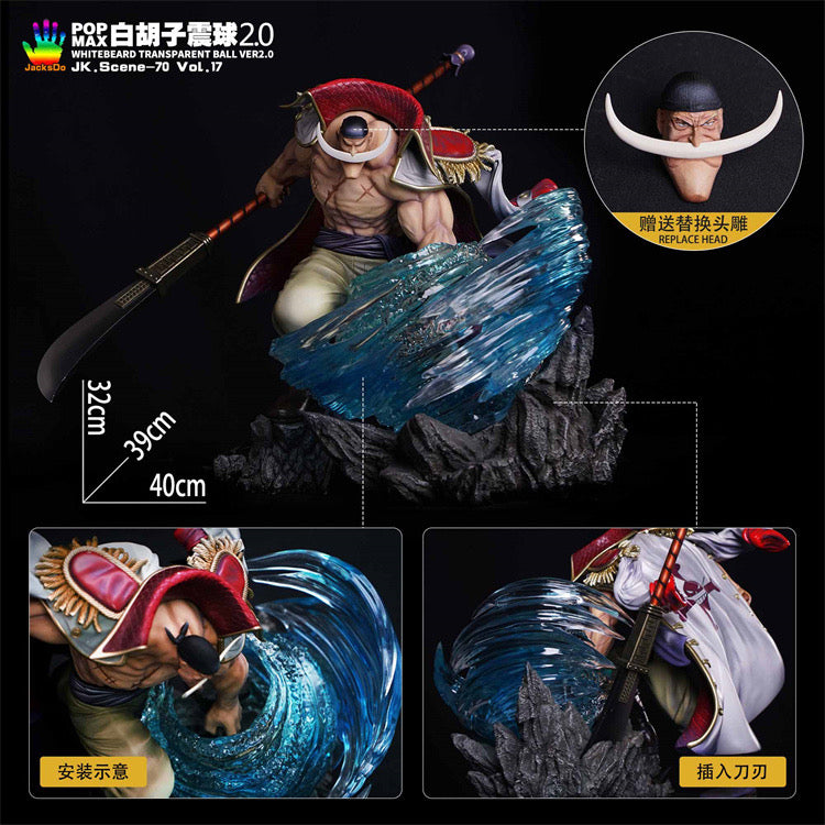 One Piece JacksDo Studio ONLY Accessories Special Effects for Whitebeard Resin Statue