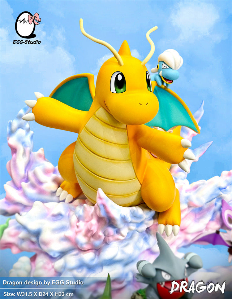 Pokemon EGG Studio Type Dragon Resin Statue