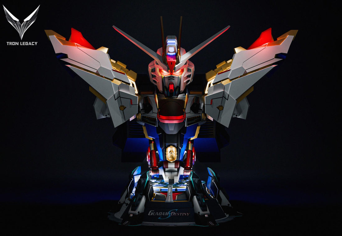 Gundam SEED Destiny Tron Legacy Studio Mighty Warrior Resin Statue