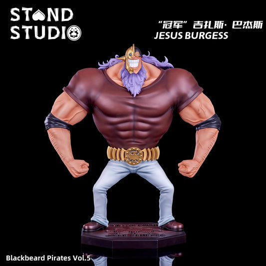 One Piece Stand Studio Champion Jesus Burgess Resin Statue [PRE-ORDER]