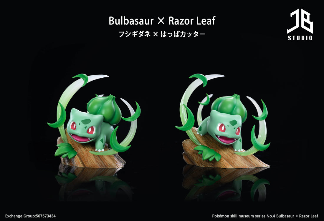 Pokemon JB Studio Bulbasaur Razor Leaf Resin Statue - Preorder