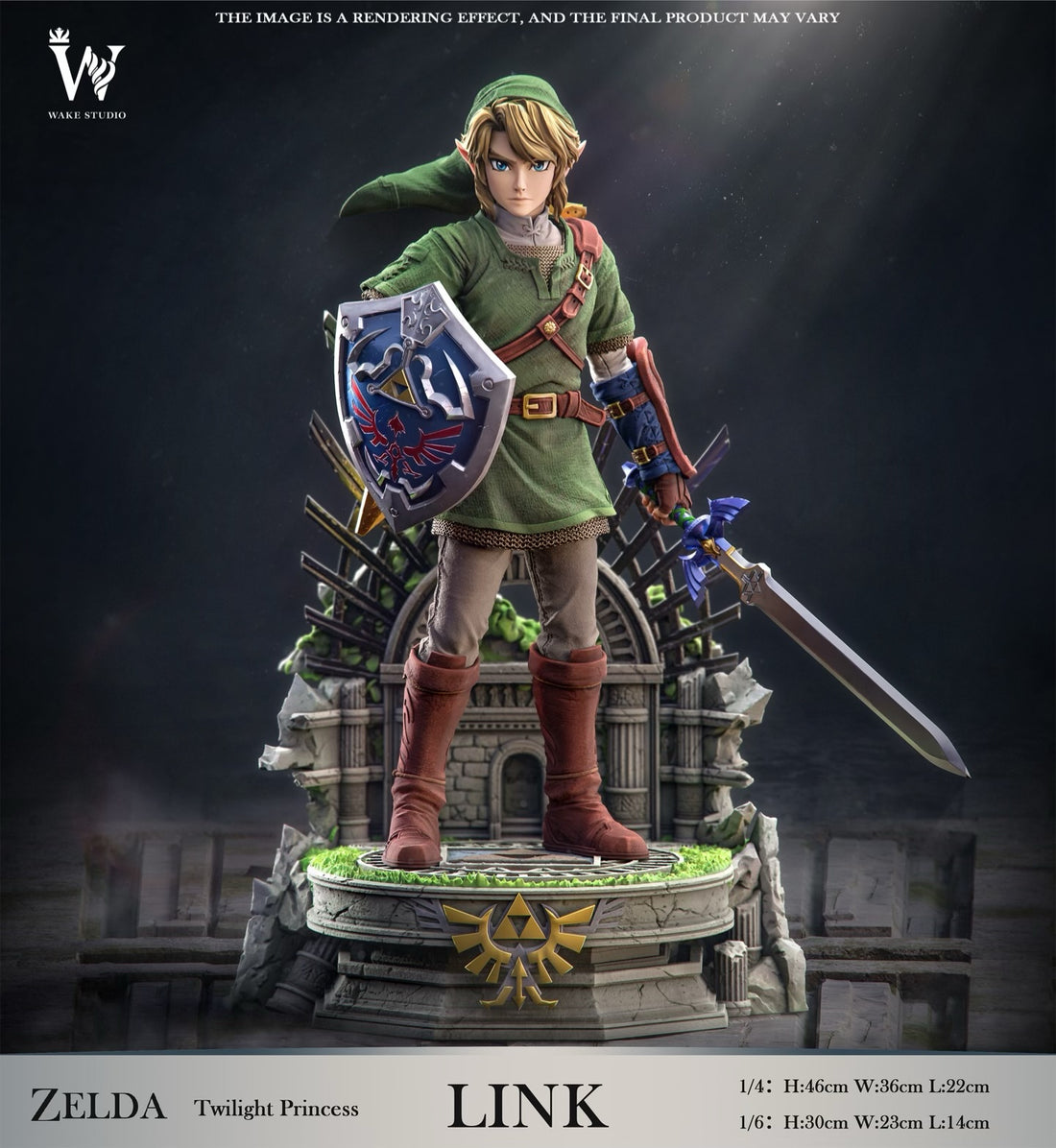 The Legend of Zelda Wake Studio Twilight Link Resin Statue