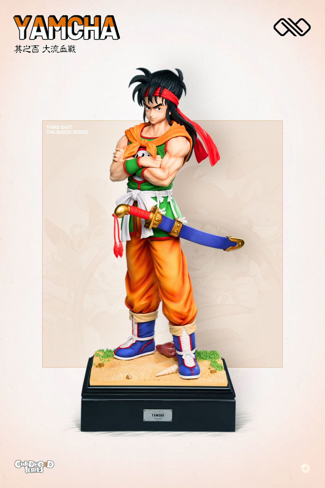 Dragon Ball Infinite Studio Yamcha x Oolong x Puar Resin Statue