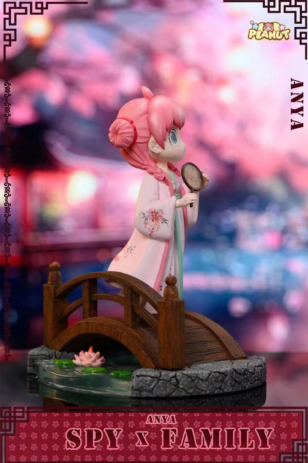 Spy x Family Peanut Studio Anya Forger Matsuri Pink Girl Resin Statue