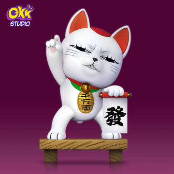 Dandadan OKK Studio Turbo Granny Lucky Cat Resin Statue [PRE-ORDER]