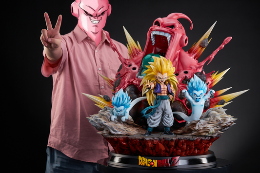 Dragon Ball 2% Studio Gotenks Exploding Super Buu Resin Statue - Preorder