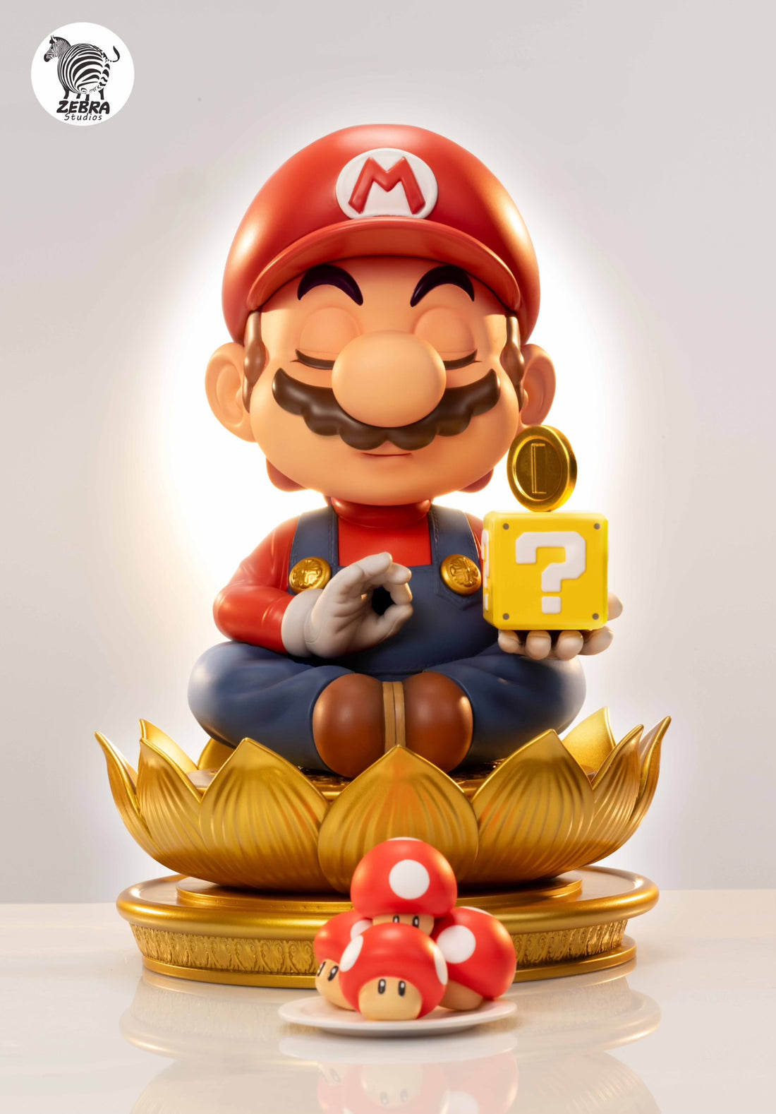 Mario Bros Zebra Studio Mario Meditate Resin Statue [PRE-ORDER]