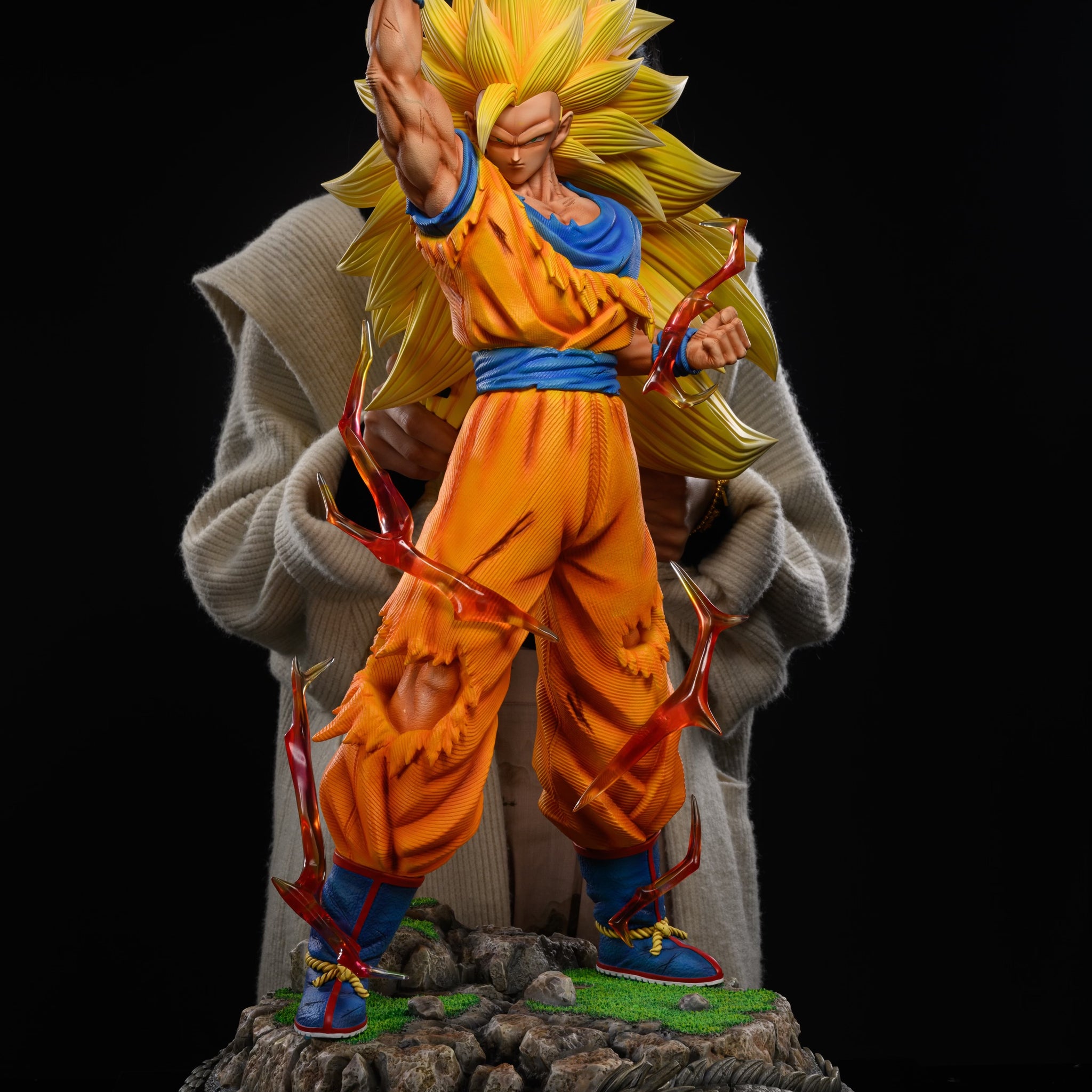 Dragon Ball MAD x MRC Studio Goku SSJ4 Life Size Bust Resin Statue -  Preorder
