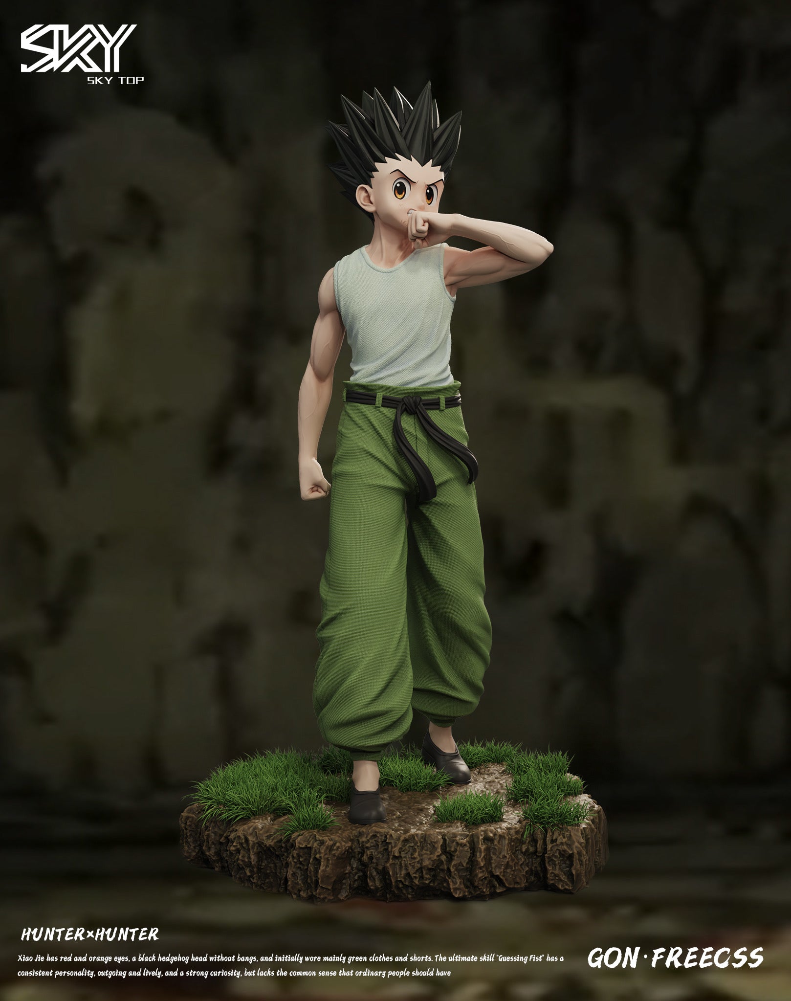 Hunter x Hunter Sky Top Studio Gon Freecss Resin Statue [PRE-ORDER]