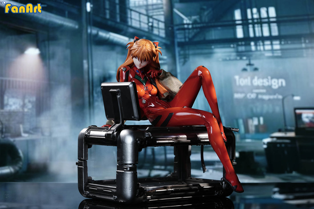 Neon Genesis Evangelion Fanart Studio Soryu Asuka Langley Resin Statue