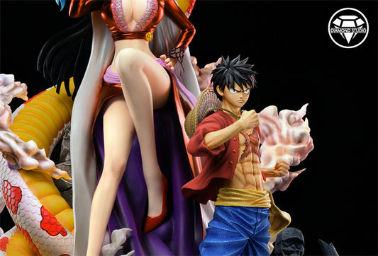 One Piece Diamond Studio Luffy x Boa Hancock Resin Statue [PRE-ORDER]